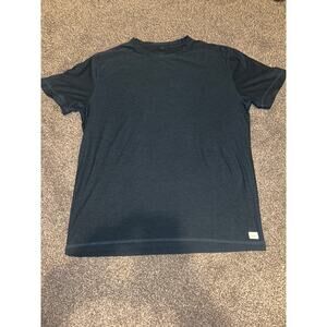 Vuori men’s strato tech tee small navy blue